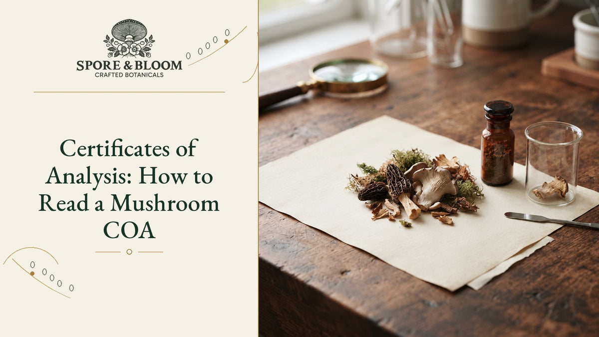 Certificates of Analysis: How to Read a Mushroom COA