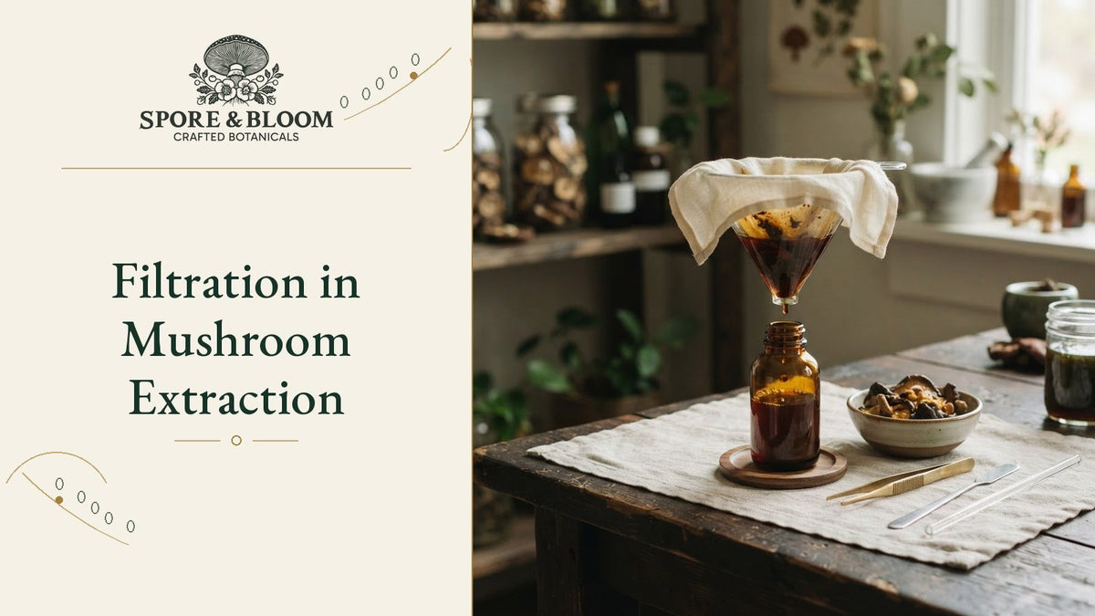 Filtration in Mushroom Extraction