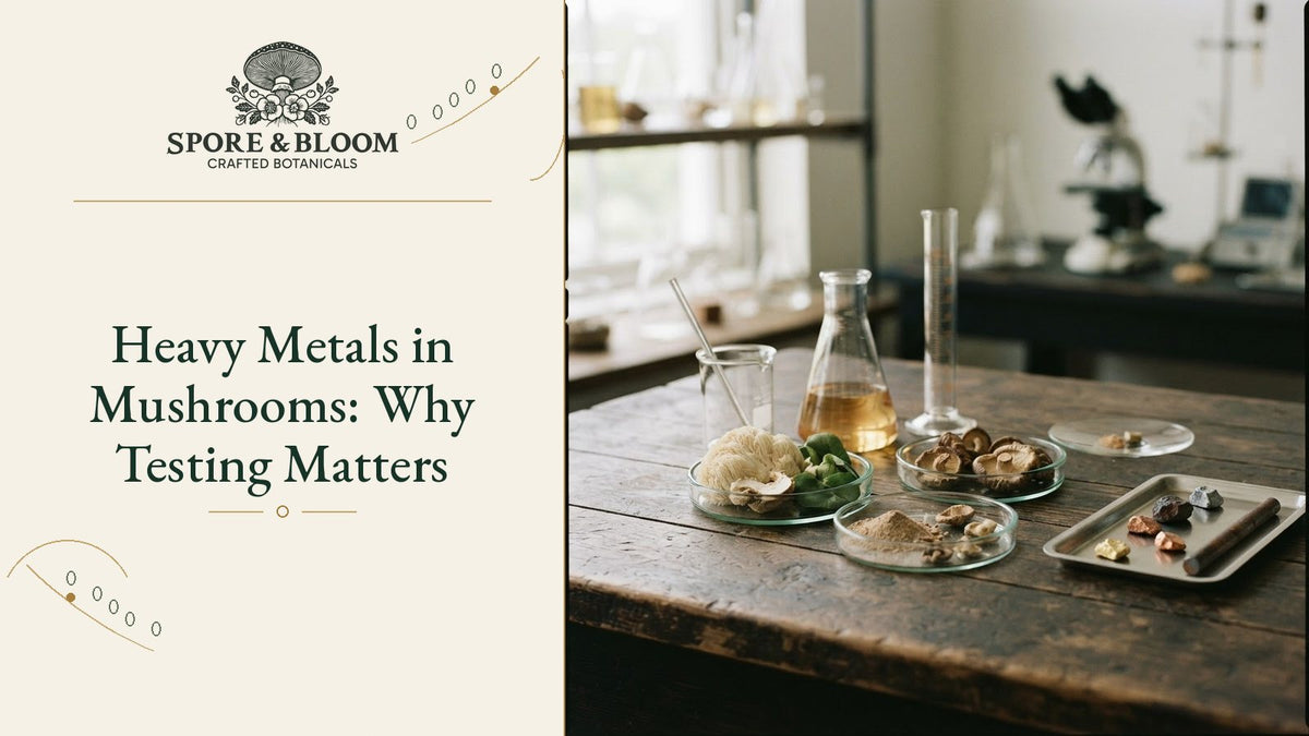 Heavy Metals in Mushrooms: Why Testing Matters