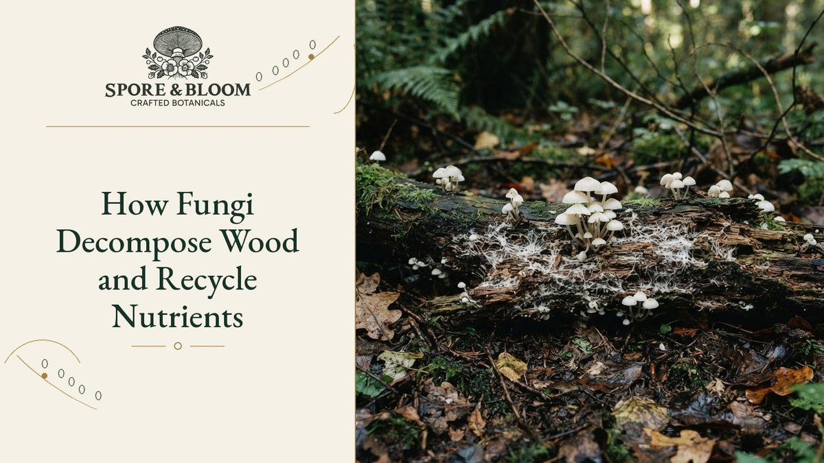 How Fungi Decompose Wood and Recycle Nutrients