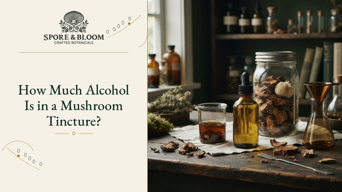 How Much Alcohol Is in a Mushroom Tincture?