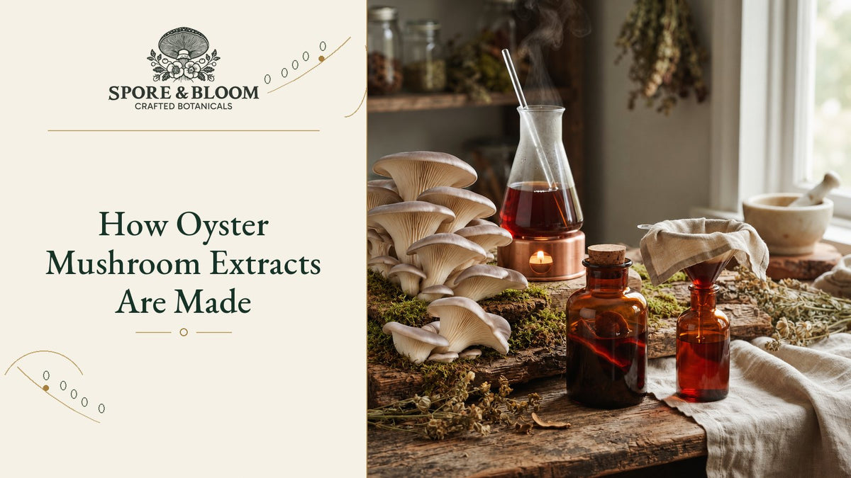 How Oyster Mushroom Extracts Are Made