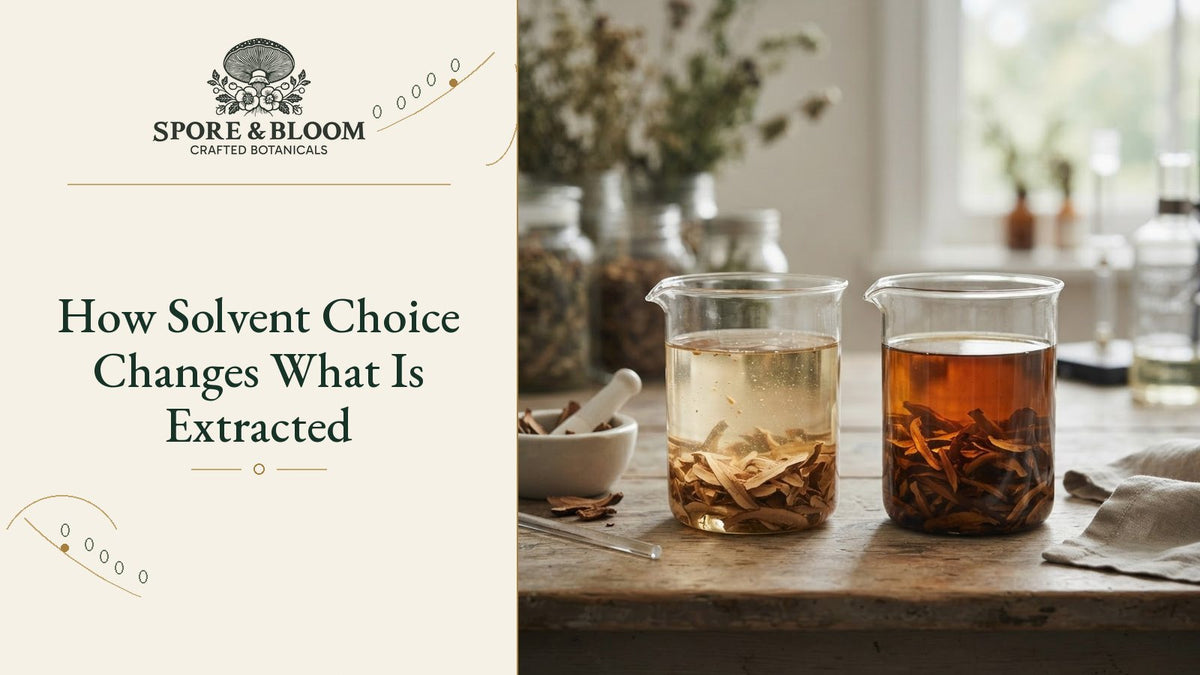 How Solvent Choice Changes What Is Extracted