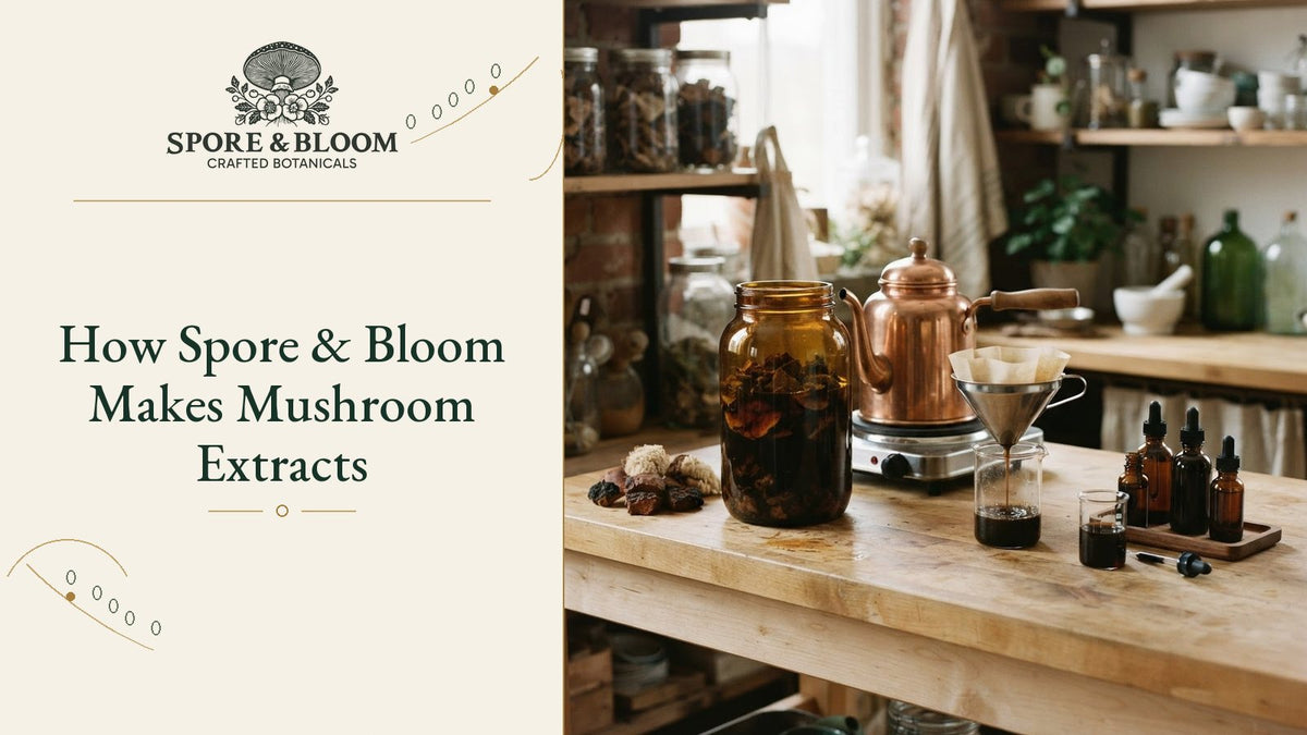 How Spore & Bloom Makes Mushroom Extracts