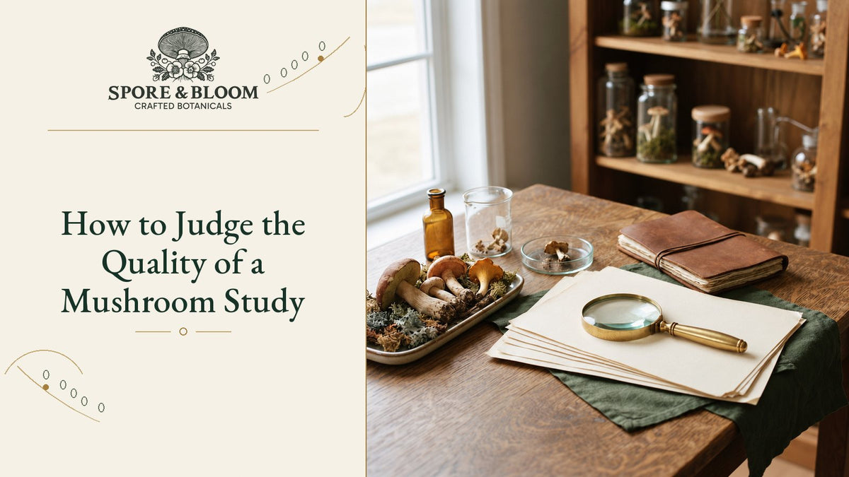 How to Judge the Quality of a Mushroom Study