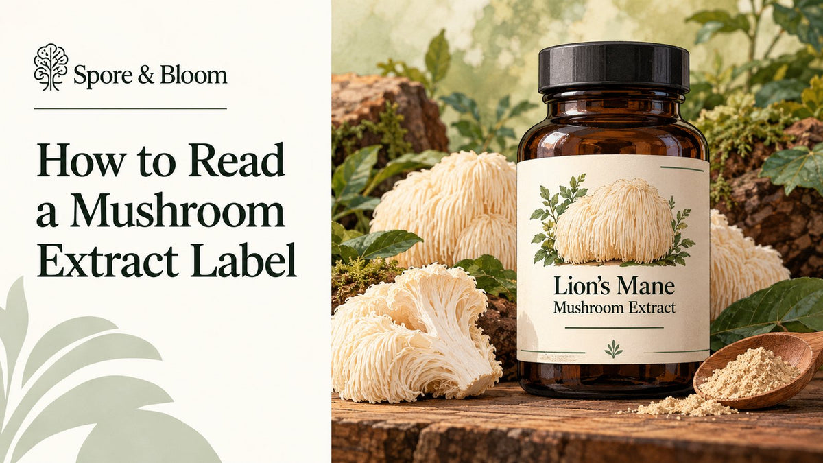 How to Read a Mushroom Extract Label