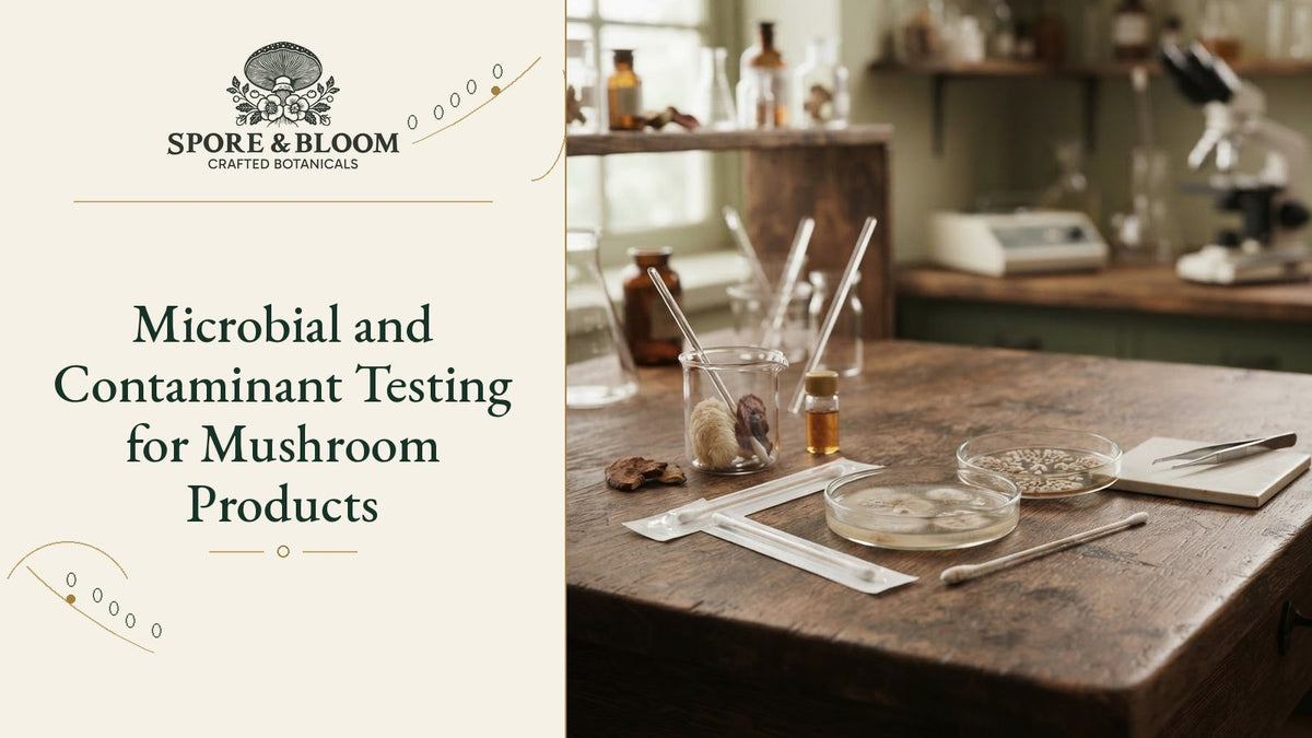 Microbial and Contaminant Testing for Mushroom Products