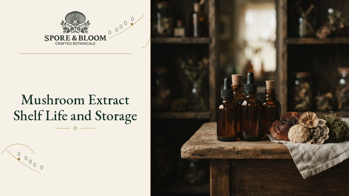 Mushroom Extract Shelf Life and Storage