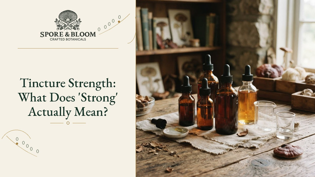Tincture Strength: What Does 'Strong' Actually Mean?
