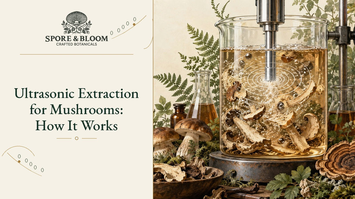 Ultrasonic Extraction for Mushrooms: How It Works