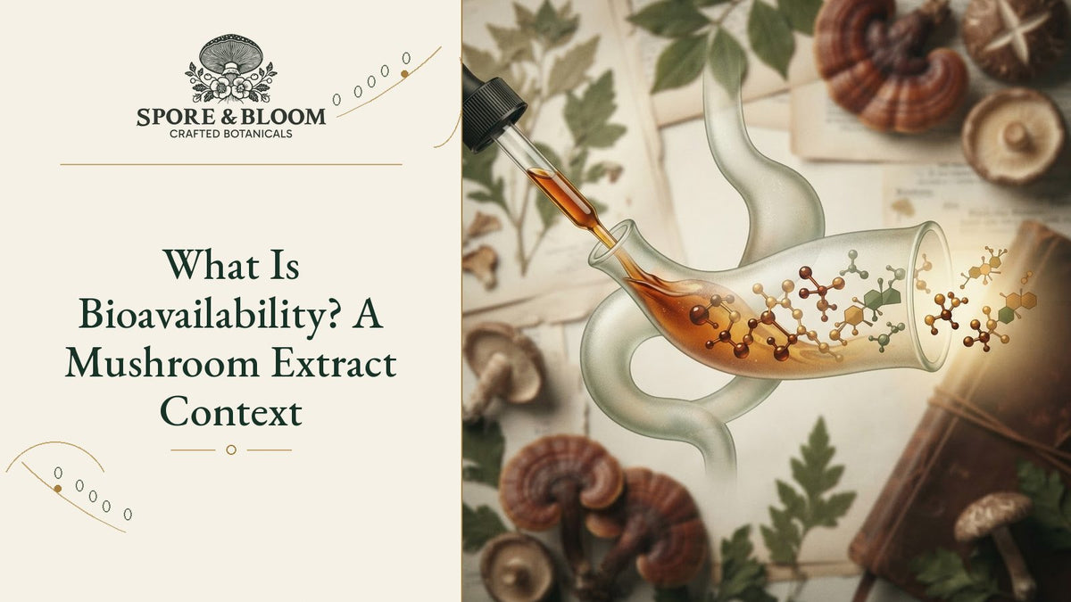 What Is Bioavailability? A Mushroom Extract Context